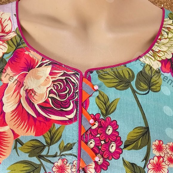 Asim Jofa 3PC Printed Lawn Cambric Cotton Shalwar Kameez Pakistani/Indian SMALL - Picture 10 of 12